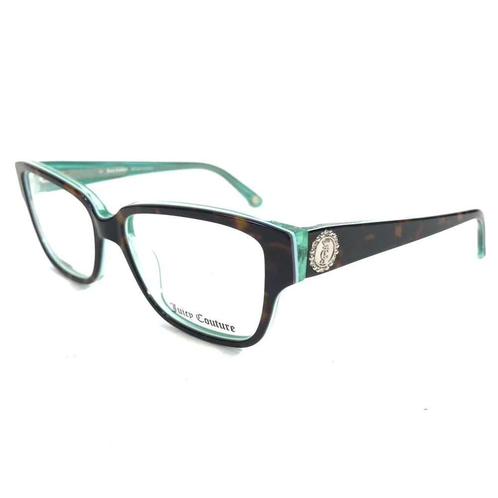 Juicy Couture Eyeglasses Frames JU158 0JSD Tortoise Green Butterfly 52-15-135